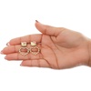 image:imageHello Kitty Earrings for Women with Pave Crystals Official License 18k Gold FlashPlated Hello Dangle or Hoop EarringsHello Kitty Yellow Heart
