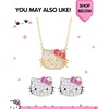 image:imageHello Kitty Gold Lariat Bracelets for Women  Officially Licensed Sanrio Jewelry with CZ Pearls amp Pendant StylesPink Bow