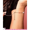 image:imageHello Kitty Gold Lariat Bracelets for Women  Officially Licensed Sanrio Jewelry with CZ Pearls amp Pendant StylesRed Hearts