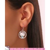 image:imageHello Kitty Jewelry Drop Earrings for Women Official License Sterling Silver and Cubic Zirconia Hello Kitty Earrings