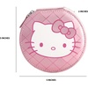 image:imageHello Kitty Sanrio Jewelry Holder Organizer with Zip Closure Officially Licensed Round Jewelry Travel Case