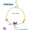 image:imageHello Kitty Sanrio Womens Bracelets  Gold and Silver FlashPlated Jewelry with Unique Character PendantsGold Kuromi