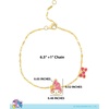 image:imageHello Kitty Sanrio Womens Bracelets  Gold and Silver FlashPlated Jewelry with Unique Character PendantsPink My Melody