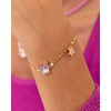 image:imageHello Kitty Sanrio Womens Bracelets  Gold and Silver FlashPlated Jewelry with Unique Character PendantsPurple Kuromi