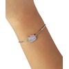 image:imageHello Kitty Sanrio Womens Bracelets  Silver FlashPlated Jewelry with Heart Pendants and Zirconia AccentsRed Bow
