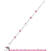 image:imageHello Kitty Sanrio Womens Bracelets  Silver FlashPlated Jewelry with PendantsHKF Flowers
