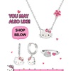 image:imageHello Kitty Sanrio Womens Bracelets  Silver FlashPlated Jewelry with PendantsHKF Flowers