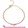 image:imageSALLY ROSE Hello Kitty Bangle Bracelet for Women Official License 18k Gold FlashPlated Hello Kitty Pendant Bracelet with Pink Crystal