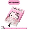 image:imageSALLY ROSE Hello Kitty Bangle Bracelet for Women Official License 18k Gold FlashPlated Hello Kitty Pendant Bracelet with Pink Crystal