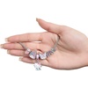 image:imageSALLY ROSE Hello Kitty Charm Bracelets for Women 7 Official License Fashion Sanrio Bracelet with 6 CharmsHello Kitty Friends Silver