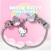 image:imageSALLY ROSE Hello Kitty Charm Bracelets for Women 7 Official License Fashion Sanrio Bracelet with 6 CharmsHello Kitty Friends Silver