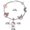 image:imageSALLY ROSE Hello Kitty Charm Bracelets for Women 7 Official License Fashion Sanrio Bracelet with 6 CharmsHello Kitty Friends Silver