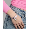 image:imageSALLY ROSE Hello Kitty Charm Bracelets for Women 7 Official License Fashion Sanrio Bracelet with 6 CharmsHello Kitty Friends Silver