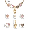image:imageSALLY ROSE Hello Kitty Charm Bracelets for Women 7 Official License Fashion Sanrio Bracelet with 6 CharmsHello Kitty Gold