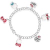 image:imageSALLY ROSE Sanrio Hello Kitty Charm Bracelet 8inch  Silver Plated Hello Kitty Charm Bracelet Officially Licensed