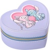 image:imageSALLY ROSE Sanrio Hello Kitty Travel Jewelry Case Official License HeartShaped Jewelry Storage Box with Zipper Mini Jewelry BoxBlue Stitch