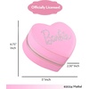 image:imageSALLY ROSE Sanrio Hello Kitty Travel Jewelry Case Official License HeartShaped Jewelry Storage Box with Zipper Mini Jewelry BoxPink Barbie
