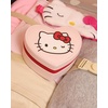 image:imageSALLY ROSE Sanrio Hello Kitty Travel Jewelry Case Official License HeartShaped Jewelry Storage Box with Zipper Mini Jewelry BoxPink Hello Kitty