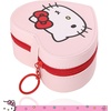 image:imageSALLY ROSE Sanrio Hello Kitty Travel Jewelry Case Official License HeartShaped Jewelry Storage Box with Zipper Mini Jewelry BoxPink Hello Kitty