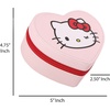 image:imageSALLY ROSE Sanrio Hello Kitty Travel Jewelry Case Official License HeartShaped Jewelry Storage Box with Zipper Mini Jewelry BoxPink Hello Kitty