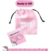 image:imageSanrio Hello Kitty Jewelry Dangle and Hoop Earrings for Women Fashion Hello Kitty Earrings with Crystals or Enamel PlatingHello Kitty Silver Outline