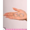 image:imageSanrio Hello Kitty Jewelry Dangle and Hoop Earrings for Women Fashion Hello Kitty Earrings with Crystals or Enamel PlatingHello Kitty Silver Outline