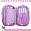 image:imageSanrio Hello Kitty Nylon Jewelry Holder Organizer with Zip Closure  Officially Licensed Hello Kitty Jewelry Travel Organizer