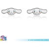 image:imageSanrio Hello Kitty amp My Melody Womens Stud Earrings Collection  Silver FlashPlated Enamel amp Crystal Designs Officially Licensed JewelryCinnamoroll White