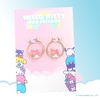 image:imageSanrio Hello Kitty and Friends Womens Hoop Earrings  Enamel Hello Kitty Kuromi My Melody Official License GiftsGold My Melody