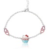 image:imageHello Kitty Sanrio Womens Bracelets  Silver FlashPlated Jewelry with PendantsCupcake