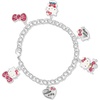 image:imageSALLY ROSE Sanrio Hello Kitty Charm Bracelet 8inch  Silver Plated Hello Kitty Charm Bracelet Officially Licensed