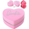 image:imageSALLY ROSE Sanrio Hello Kitty Travel Jewelry Case Official License HeartShaped Jewelry Storage Box with Zipper Mini Jewelry BoxPink Barbie