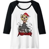 image:imageAggretsuko Metal Christmas Tree Raglan Baseball TeeBlackWhite