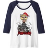 image:imageAggretsuko Metal Christmas Tree Raglan Baseball TeeNavy BlueWhite