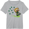 image:imageAggretsuko ShamROCK Saint Patricks Day TShirtHeather Grey