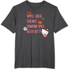 image:imageApple Cider Friends Pumpkin Spice Hello Kitty TShirtDark Heather Grey