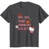 image:imageApple Cider Friends Pumpkin Spice Hello Kitty TShirtDark Heather Grey
