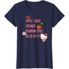 image:imageApple Cider Friends Pumpkin Spice Hello Kitty TShirtNavy Blue