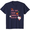 image:imageApple Cider Friends Pumpkin Spice Hello Kitty TShirtNavy Blue