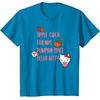image:imageApple Cider Friends Pumpkin Spice Hello Kitty TShirtSapphire Blue