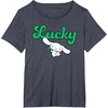 image:imageCinnamoroll Lucky Clover St Patty Day St Patricks Day TShirtHeather Blue