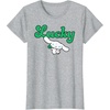 image:imageCinnamoroll Lucky Clover St Patty Day St Patricks Day TShirtHeather Grey