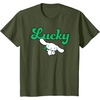 image:imageCinnamoroll Lucky Clover St Patty Day St Patricks Day TShirtOlive Green