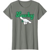 image:imageCinnamoroll Lucky Clover St Patty Day St Patricks Day TShirtOlive Heather
