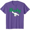image:imageCinnamoroll Lucky Clover St Patty Day St Patricks Day TShirtPurple Heather