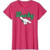 image:imageCinnamoroll Lucky Clover St Patty Day St Patricks Day TShirtRed Heather