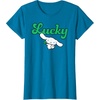 image:imageCinnamoroll Lucky Clover St Patty Day St Patricks Day TShirtSapphire Blue