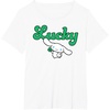 image:imageCinnamoroll Lucky Clover St Patty Day St Patricks Day TShirtWhite