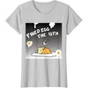image:imageGudetama Fried Egg The 13th Halloween Tee Shirt TShirtSilver Grey