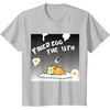 image:imageGudetama Fried Egg The 13th Halloween Tee Shirt TShirtSilver Grey